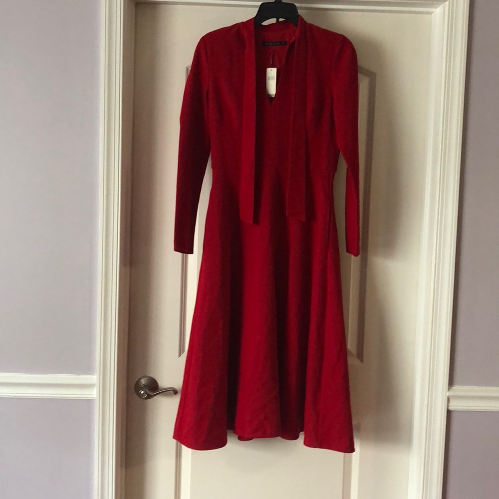 Black Halo Red Maxi Dress